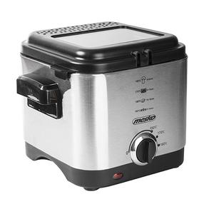 Фритюрница Mesko MS 4910, серебристый цв./черный цв., 900 Вт, 1.5 л