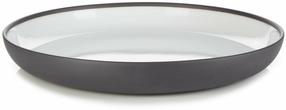 Sügav taldrik prae Revol Solid, Ø 27 cm, valge v./must v.