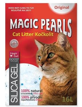 Kačių kraikas Magic Pearls Original, silikagelinis, 16 l