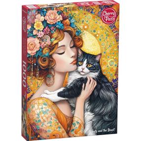 Dėlionė CherryPazzi Beauty And The Beast, 70 cm x 50 cm, 1000 vnt., įvairių spalvų