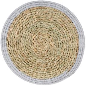 Stalo padėkliukas Ambition Boho, 35 cm x 35 cm x 35 cm, Pilka sp./Rusva sp.