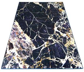Paklājs Conceptum Hypnose Natural Stone 286CHL4142, balts krās./melns krās./violeta krās., 200 cm x 100 cm