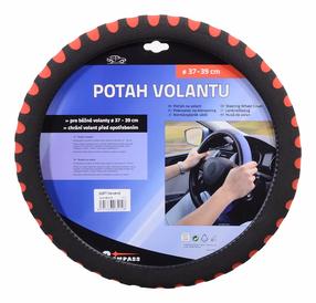 Vairo užvalkalas Compass Soft, juoda sp./raudona sp.