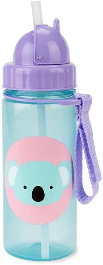 Vaikiška gertuvė Skip Hop Zoo Koala, 384.5 ml, 1 m., 6 cm, plastikas, mėlyna sp./violetinė sp.
