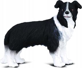 Žaislinė figūrėlė Collecta Border Collie 88010, balta sp./juoda sp.