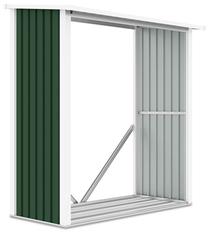 Sodo malkinė Hardmaister Denver, 89 cm x 182 cm x 190 cm, balta sp./žalia sp.