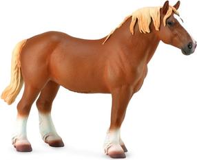 Mängukujuke Collecta Belgian Mare Chestnut 88819, 18 cm, pruun v.