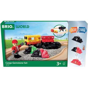 Traukinių bėgiai ir priedai Brio World Cargo Gemstone 63613000, įvairių spalvų