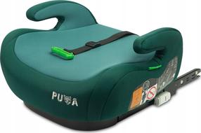 Sēdeklīši-paliktņi Caretero Puma I-Size, zaļa krās., 125 - 150 cm