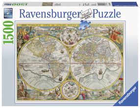 Пазл Ravensburger Ancient Map, 60 см x 80 см, 1500 шт., многоцветный