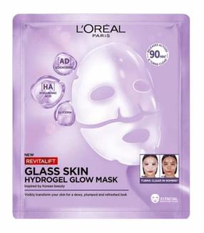 Veido kaukė L’Oréal Paris Revitalift Glass Skin Hydrogel, 25 g