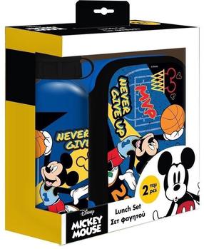 Konteiners pārtikai, komplekts Mickey, 0.5 - 0.8 l, 18 cm x 13.5 cm, daudzkrāsaina, 2 gab.
