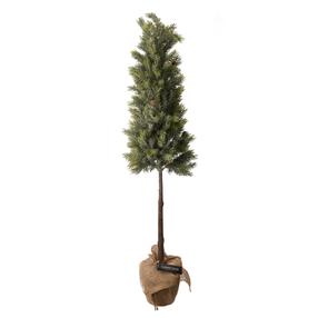 Ziemassvētku rotājumi Tree on stem, zaļa krās./(krāsa/dizains tiek izvēlēts nejauši), 106 cm