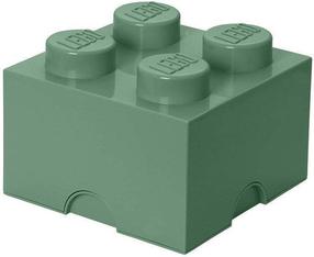 Prekė su pažeista pakuote. Daiktadėžė Room Copenhagen Lego Brick, žalia sp., 25 x 25 x 18 cm