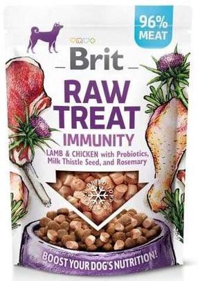 Skanėstas šunims Brit Raw Treat Immunity, ėriena/vištiena, 0.04 kg