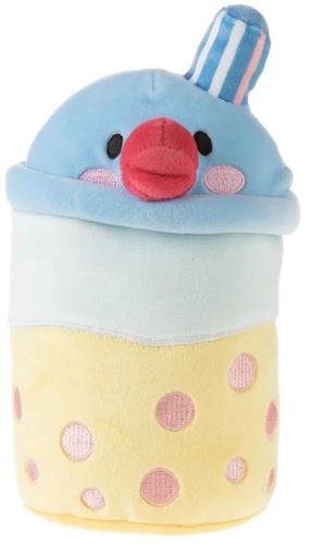 Pliušinis žaislas pingvinas Epee Bubble Tea Bubbles Mango Magpie, įvairių spalvų, 21 cm