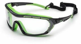Aizsargbrilles Active Gear, melna krās./zaļa krās., Universāls izmērs