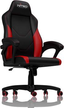 Žaidimų kėdė Nitro Concepts C100, juoda sp./raudona sp.
