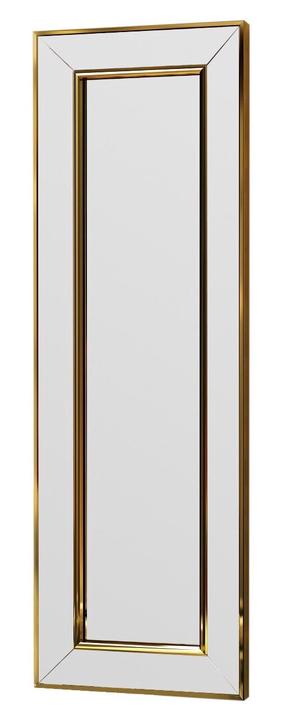 Spogulis Kalune Design Carlos, stiprināms, 30 cm x 90 cm, zelta krās.