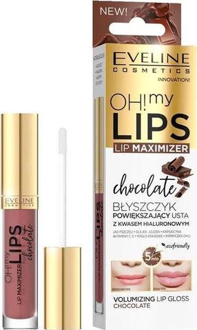 Huuleläige Eveline Oh! My Lips, 4.5 ml, šokolaad v.