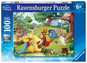 Puzle Ravensburger Winnie Pooh 129973, 49 cm x 36 cm, 100 gab., daudzkrāsaina