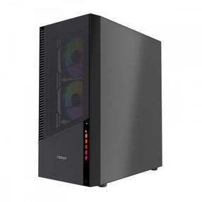 Arvuti korpus Gembird Fornax 4300 ATX, must v.