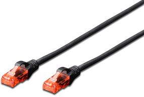 Võrgukaabel Digitus Professional Patch DK-1612-010/BL RJ-45, RJ-45, 1 m, must v.
