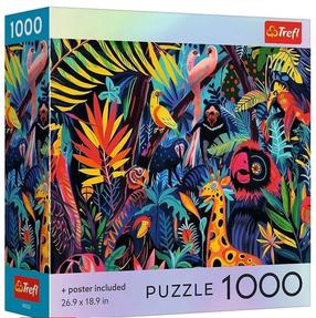 Dėlionė Trefl USA Collection In The Jungle, 48 cm x 68.3 cm, 1000 vnt., įvairių spalvų