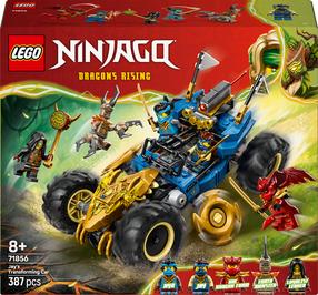 Konstruktorius LEGO® NINJAGO® Jay transformuojamas automobilis 71856, 387 vnt.