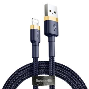 Kabelis Baseus USB - Lightning CALKLF-CV3 USB, Lightning, 2 m, zila krās.