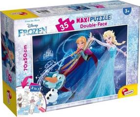 Dėlionė Lisciani Disney Frozen, 50 cm x 70 cm, 35 vnt., įvairių spalvų