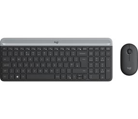 Belaidis klaviatūros ir pelės komplektas Logitech MK470, EN, juoda sp.