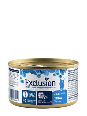 Šlapias kačių maistas Exclusion Mediterraneo, tunas, 0.085 kg