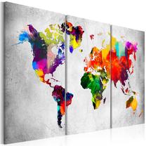 Reprodukcija Artgeist Artistic World - Triptych N6346, 60 cm x 40 cm