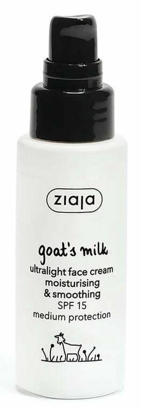 Veido kremas Ziaja Goat's Milk Ultralight, 50 ml, 20+, SPF 15