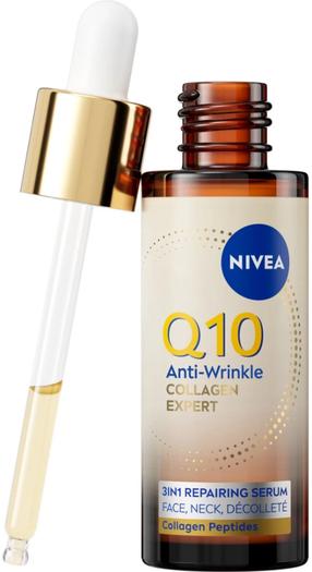 Sejas serums Nivea Q10 Anti-Wrinkle 3-In-1, 30 ml