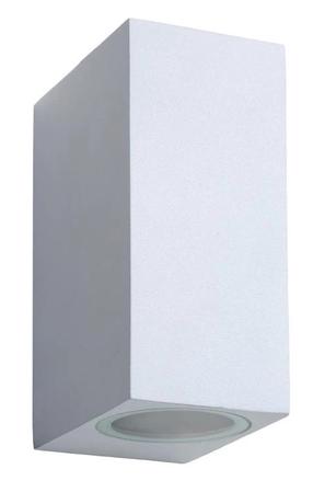 Sieninis lauko šviestuvas Lucide Zora, 5W, GU10, IP44, balta sp., 6.5 cm x 15 cm