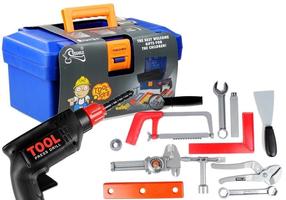 Žaislinis meistro įrankių rinkinys Lean Toys, įvairių spalvų