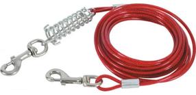 Koera rihm Zolux Tie-Out 403403, punane v./kroom v., 3m