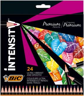 Värvipliiatsid Bic Intensity, 24 tk