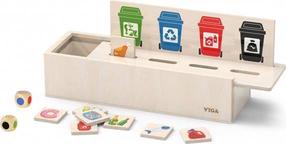 Šķirošanas spēle VIGA Waste Sorter, daudzkrāsaina