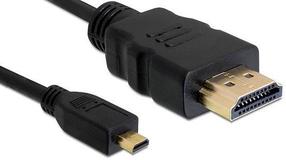 Juhe Delock HDMI / HDMI-micro HDMI 19 pin male, Micro HDMI male, 3 m, must v.