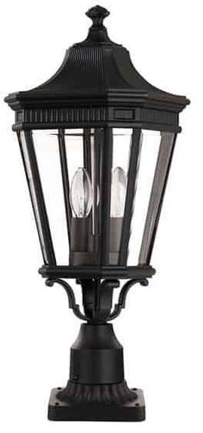 Vabalt seisev välisvalgusti Feiss Collection Cotswold Lane, 60W, E14, IP44, must v., 22.9 cm x 54.4 cm