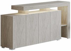 Konsolinis staliukas Kalune Design Beliz, travertine sp., 35 cm x 170 cm x 80 cm