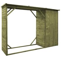 Sodo namelis VLX 45137, 80 cm x 253 cm x 170 cm, žalia sp.