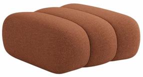 Pufs Cosmopolitan Design Koge Eden 10, ķieģeļu sarkana krās., 95 cm x 95 cm x 40 cm