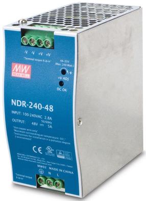 Сетевые продукты Planet Din-Rail Power PWR-240-48, синий цв./серебристый цв.