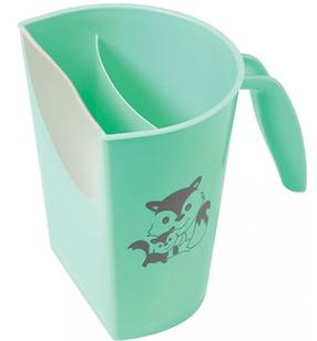 Plastikinis ąsotis BabyOno Rinsing Сup 242, žalia sp.