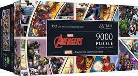 Пазл Trefl Marvel Across The Comic Universe, 98 см x 92 см, 9000 шт.