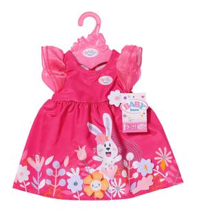 Одежда для кукол Zapf Creation Baby born Dress Flowers, розовый цв.